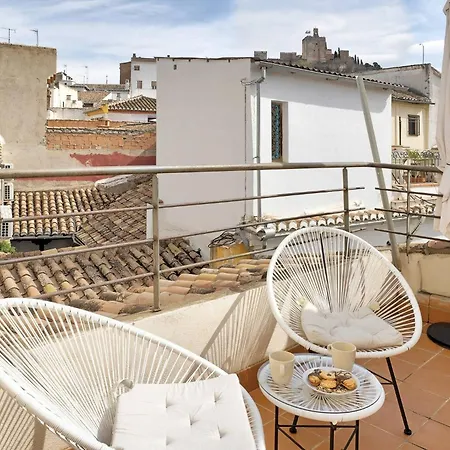 アパート Gatu Buhardilla A Pies De La Alhambra Con Terraza Y Vistas グラナダ
